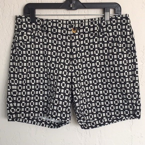 Lee Midrise Patterned Shorts  Size 8 - Picture 1 of 6